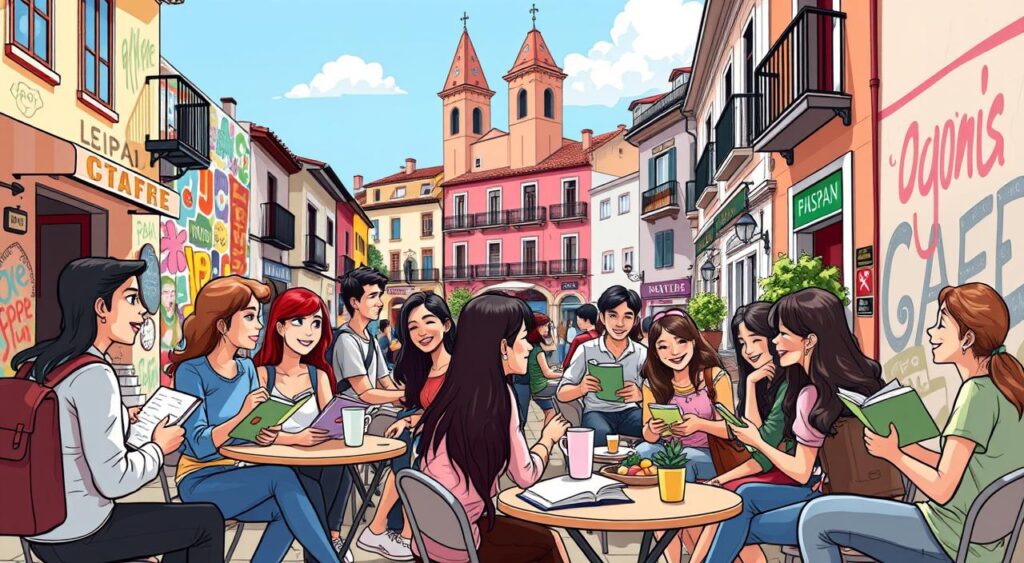 social interaction studying abroad in Spain