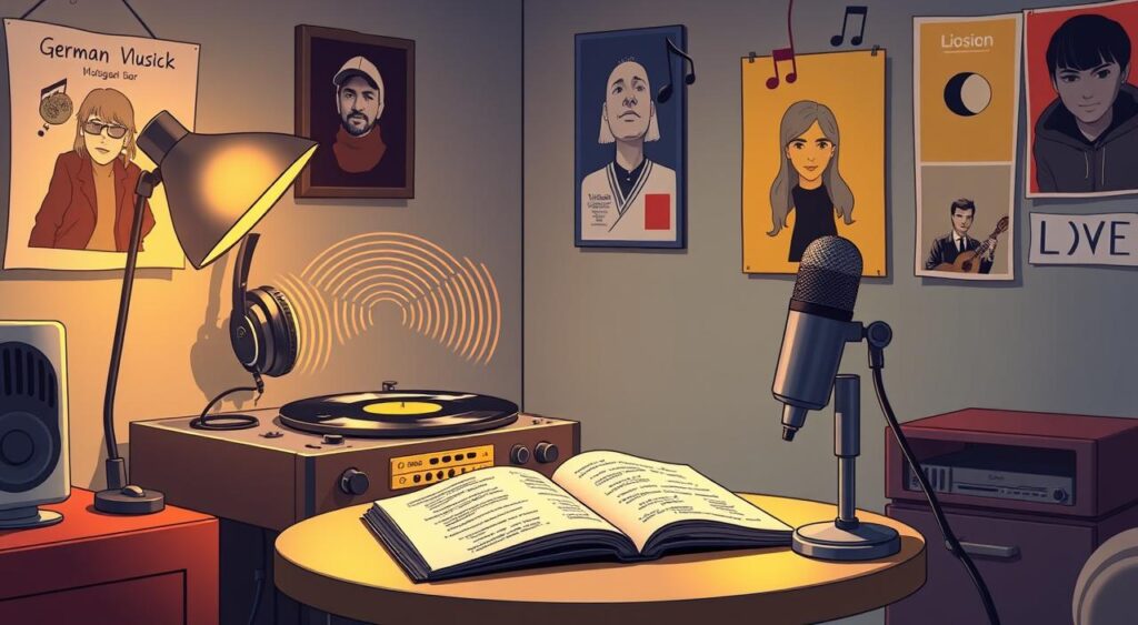 musique et podcasts en allemand
