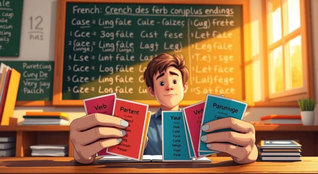 mémorisation de la conjugaison des verbes du premier groupe