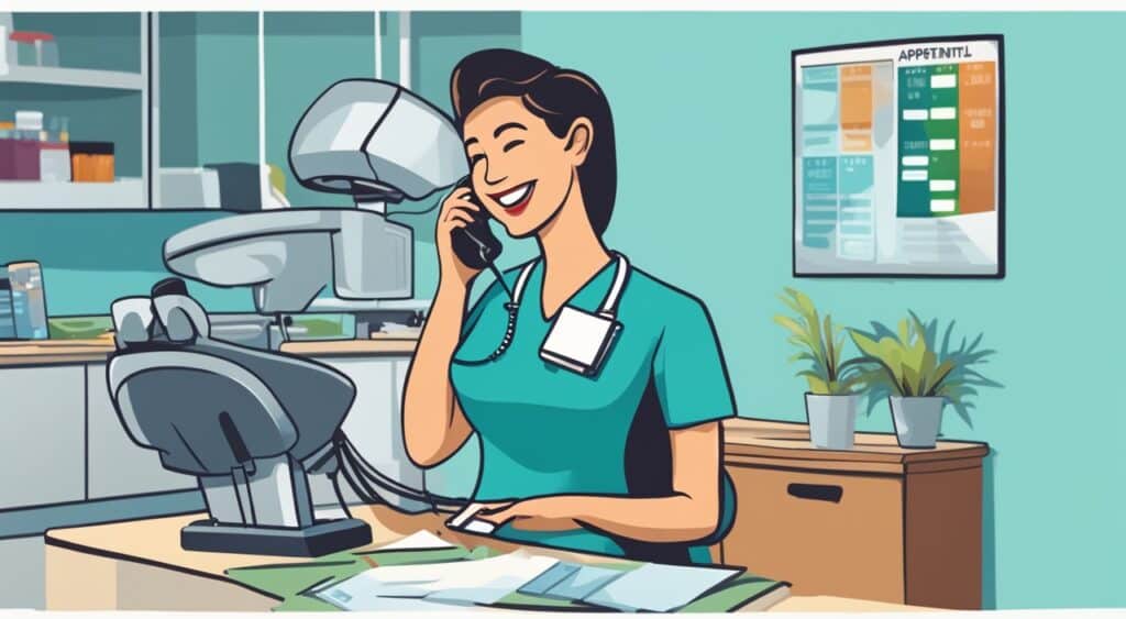 English dental appointment phrases