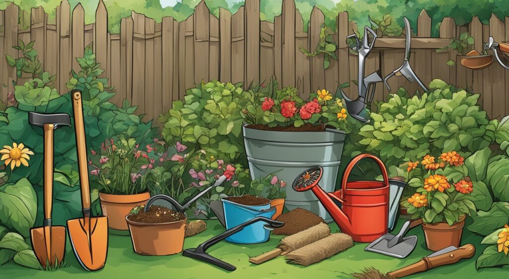 English gardening phrases