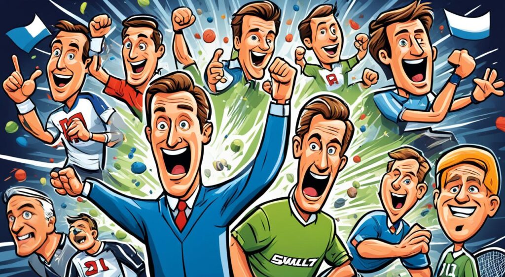 English sports commentary phrases