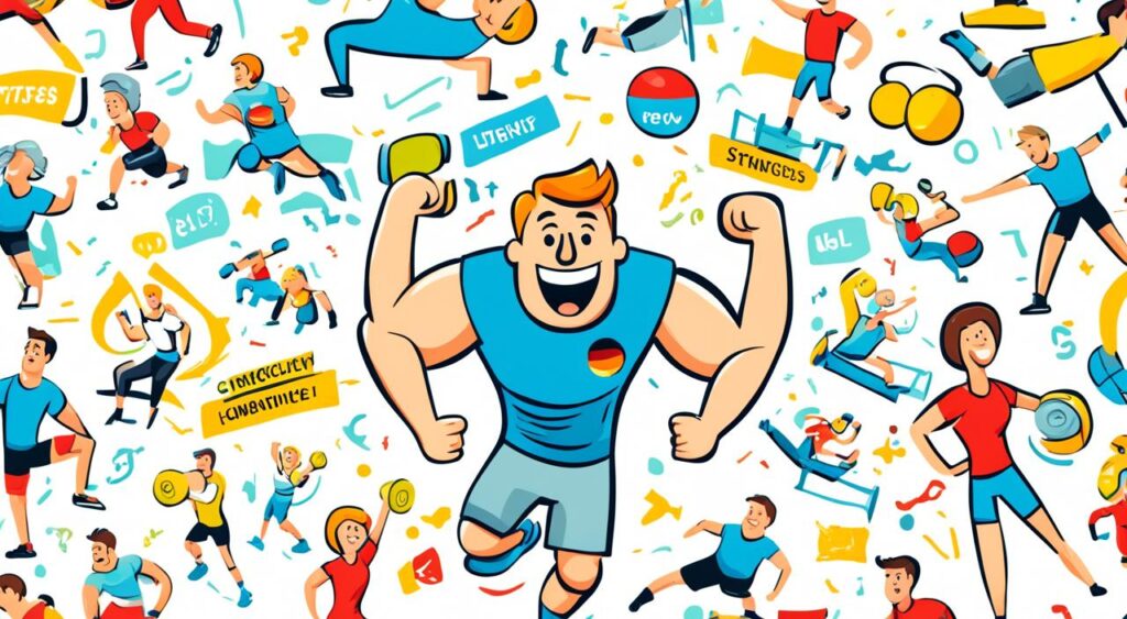 German fitness phrases