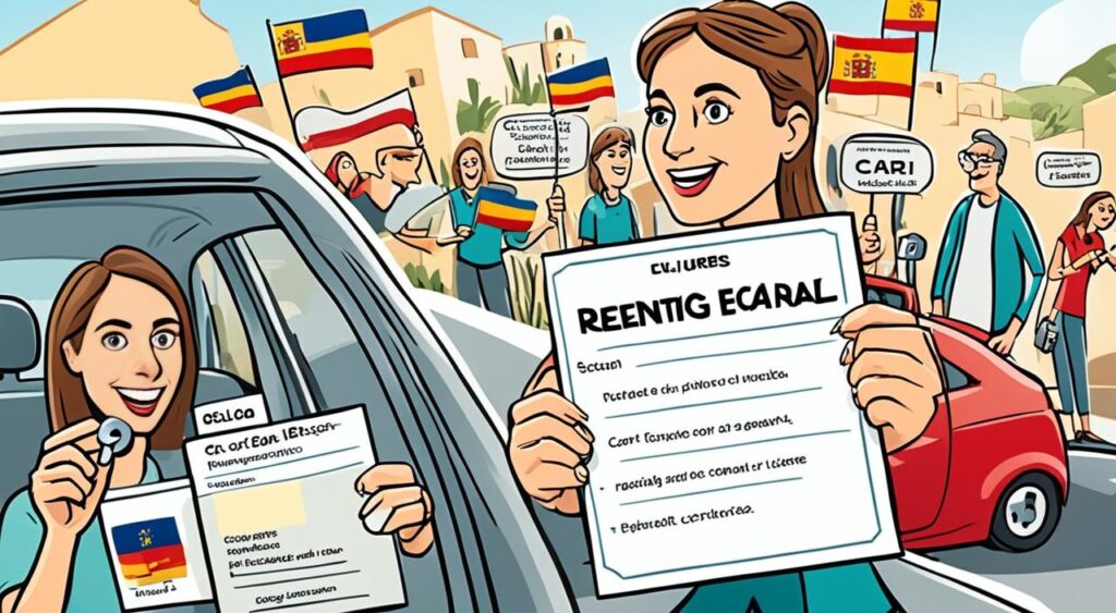 Renting a car in Spanish