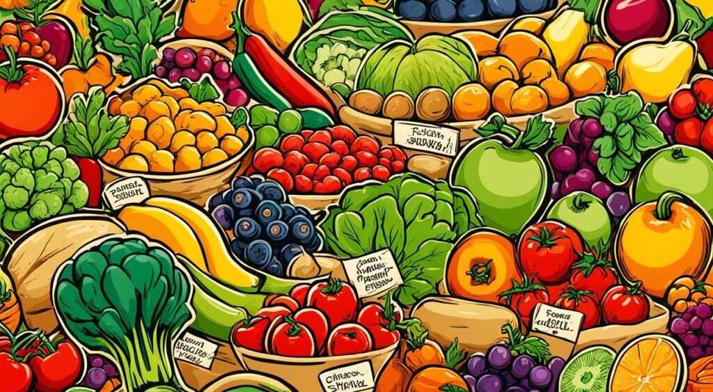 Spanish grocery shopping vocabulary