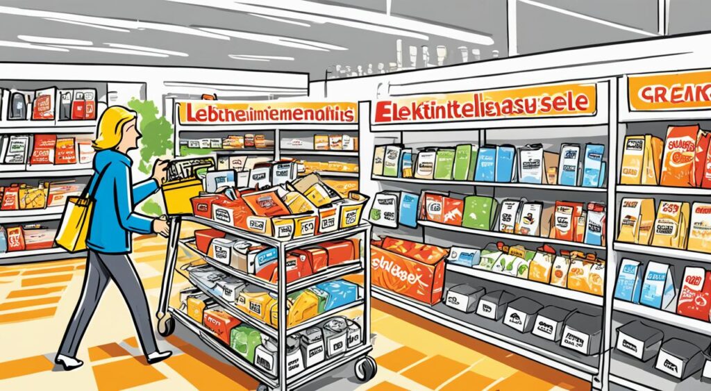 German shopping vocabulary A1
