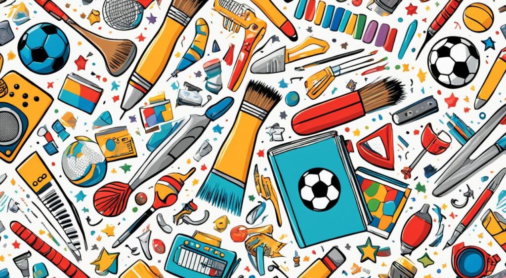 English hobby vocabulary