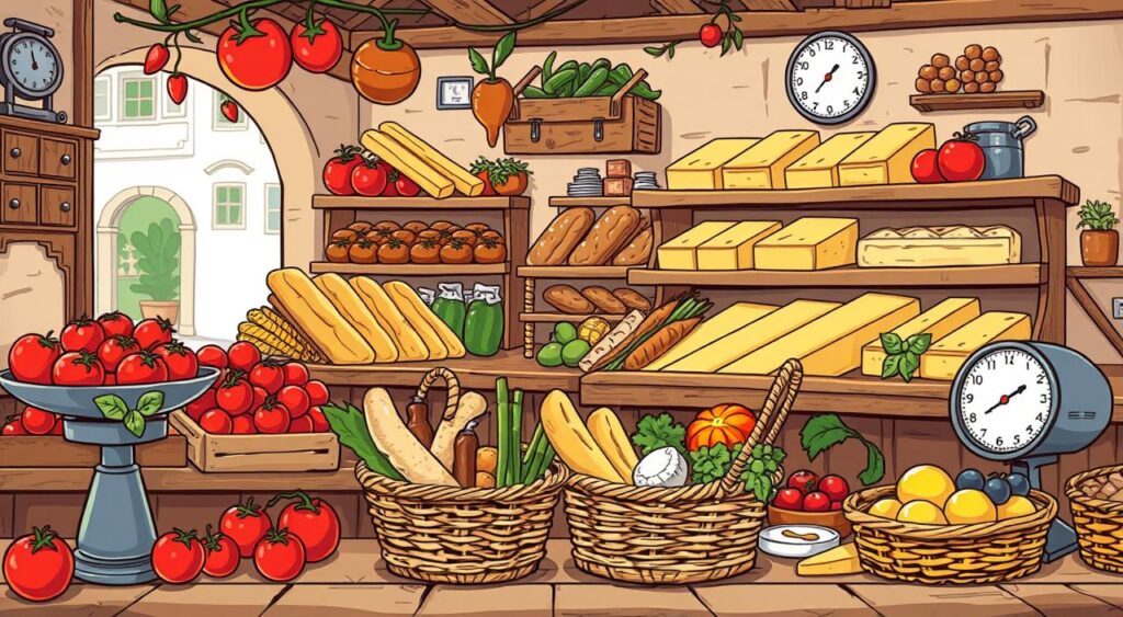 French grocery shopping