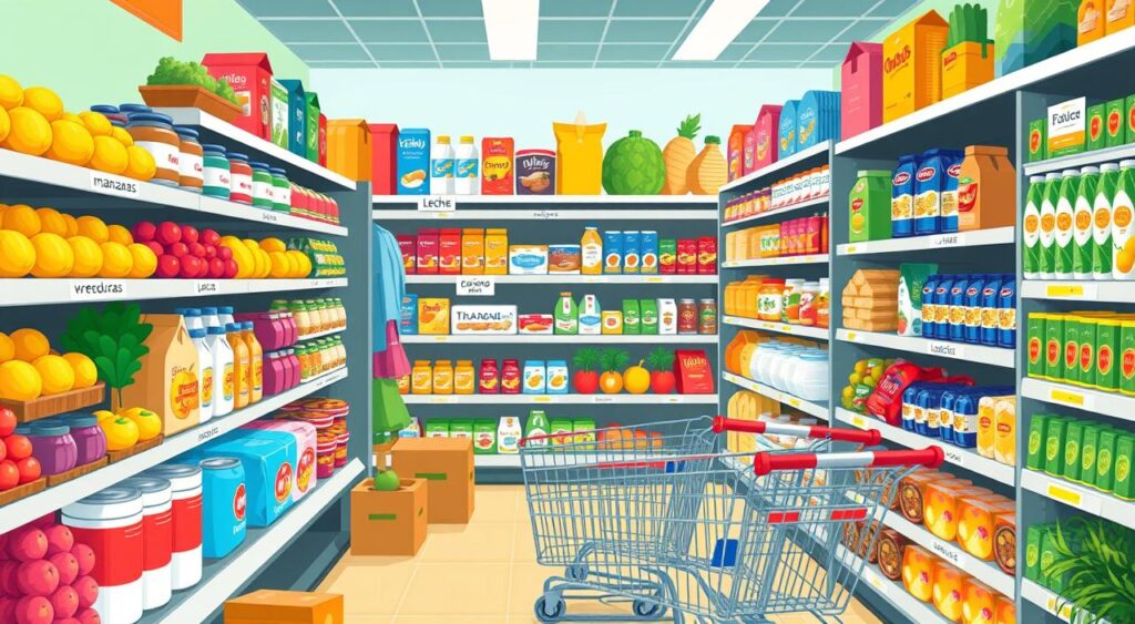 Spanish supermarket vocabulary