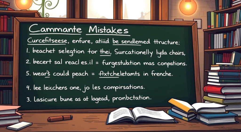 French grammar mistakes