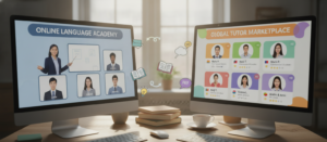 language school vs marketplace